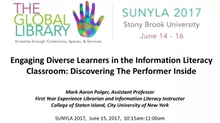 2017 SUNYLA Presentation- Information Literacy and Student engagement