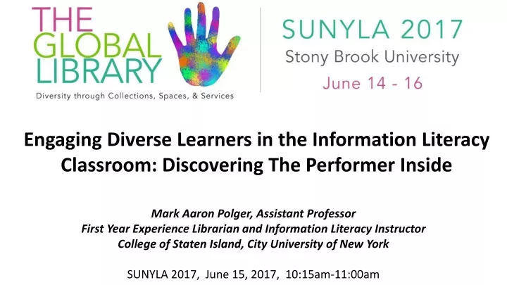 engaging diverse learners in the information