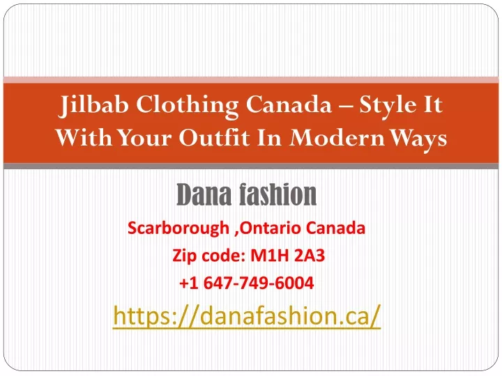 jilbab clothing canada style it with your outfit in modern ways