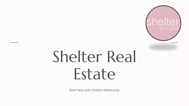 shelter real estate