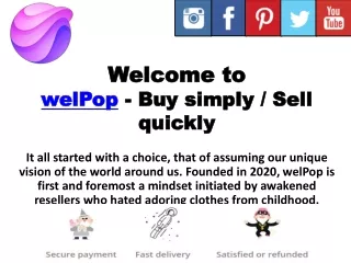 welPop - Buy and sell luxury clothes