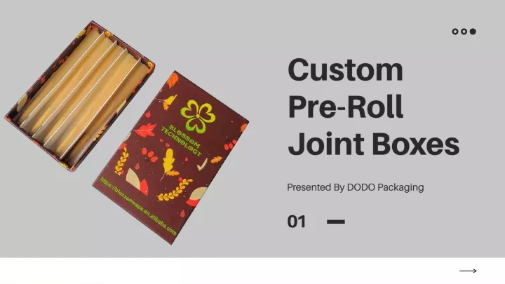 custom pre roll joint boxes