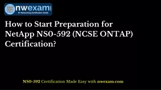 how to start preparation for netapp ns0 592 ncse