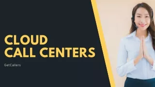 cloud call centers