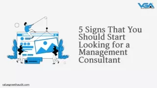 5 Signs That You Should Start Looking for a Management Consultant