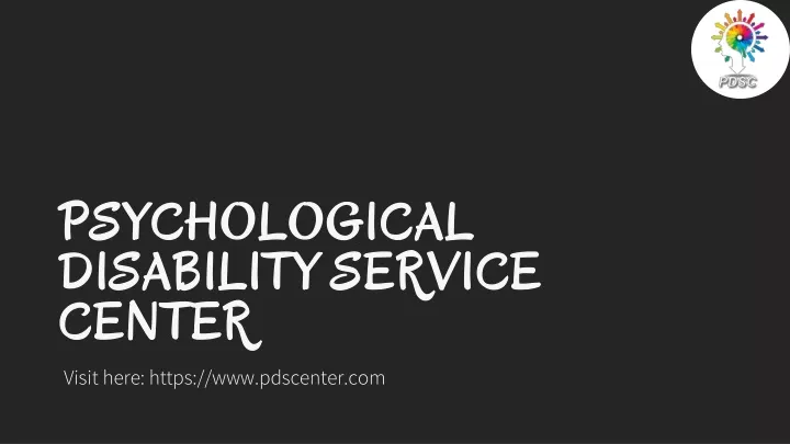 psychological disability service center