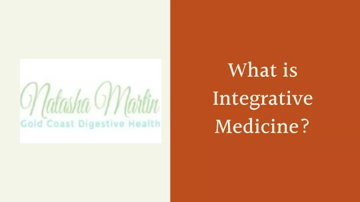 what is integrative medicine