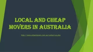 local and cheap movers in australia