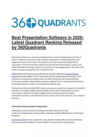 Best Presentation Software in 2020