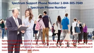 Spectrum Support Phone Number 1-844-305-7049 | Spectrum Phone Number