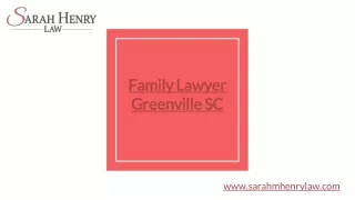 Family Lawyer Greenville SC