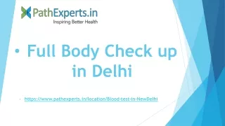 full body check up in delhi
