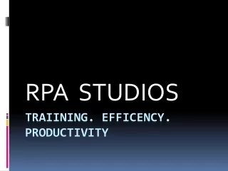rpa studios