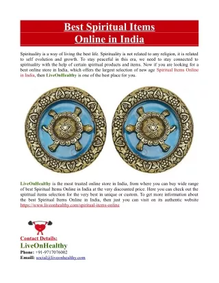 Best Spiritual Items Online in India