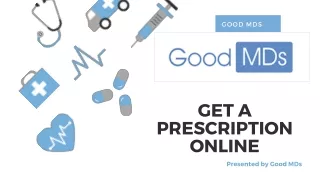 Affordable Online Doctor Prescription- Goodmds.com