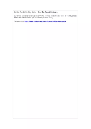 get car rental booking script best car rental