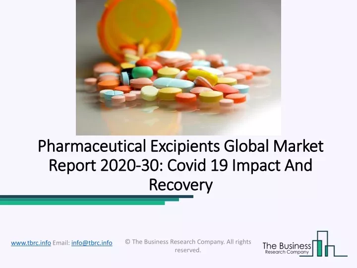 pharmaceutical pharmaceutical excipients global