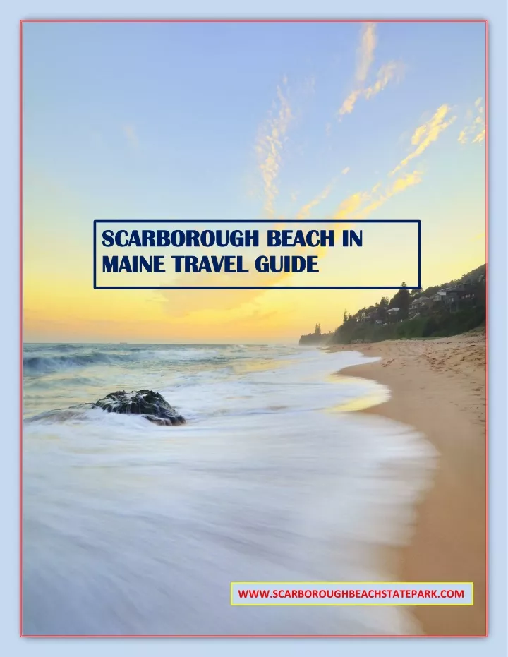 scarborough beach in scarborough beach in maine