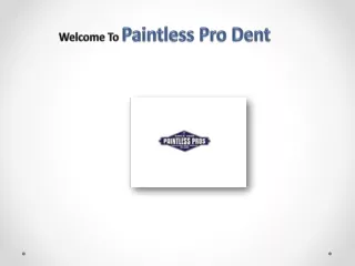 Paintless Dent Repair Paducah Ky - Paintless Pro Dent