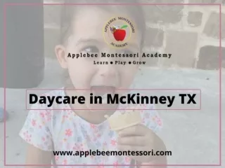 Daycare in McKinney TX – Applebee Montessori Academy