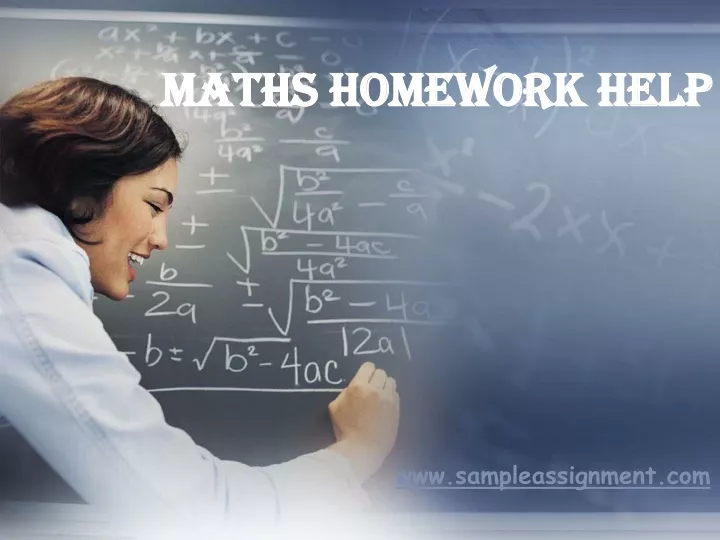 maths homework help