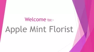 welcome to