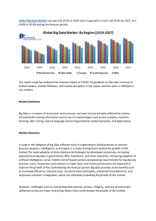 global big data market size was us xx bn in 2019