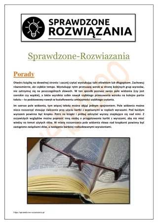 sprawdzone rozwiazania