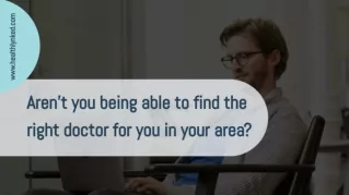 Find the right doctor in Florida in your area