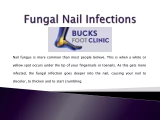 How To Get Rid Of Nail Infection | General Podiatry