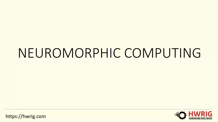 neuromorphic computing