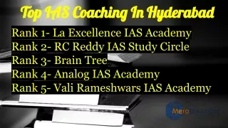 Top IAS Coaching In Hyderabad