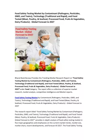 food safety testing market by contaminant