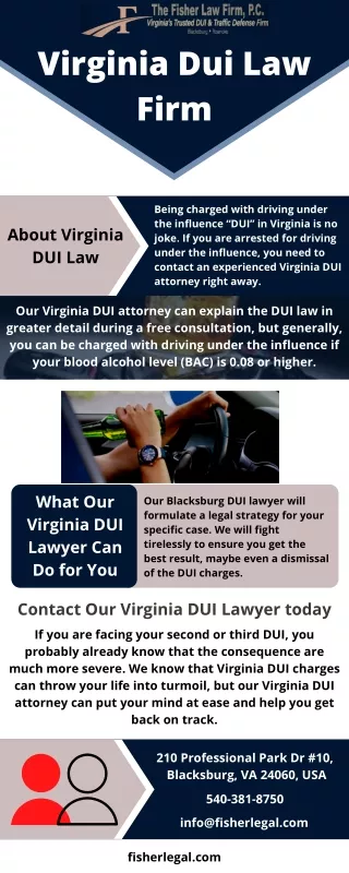 Virginia Dui Law Firm
