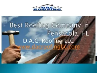 Best Roofing Company in Pensacola