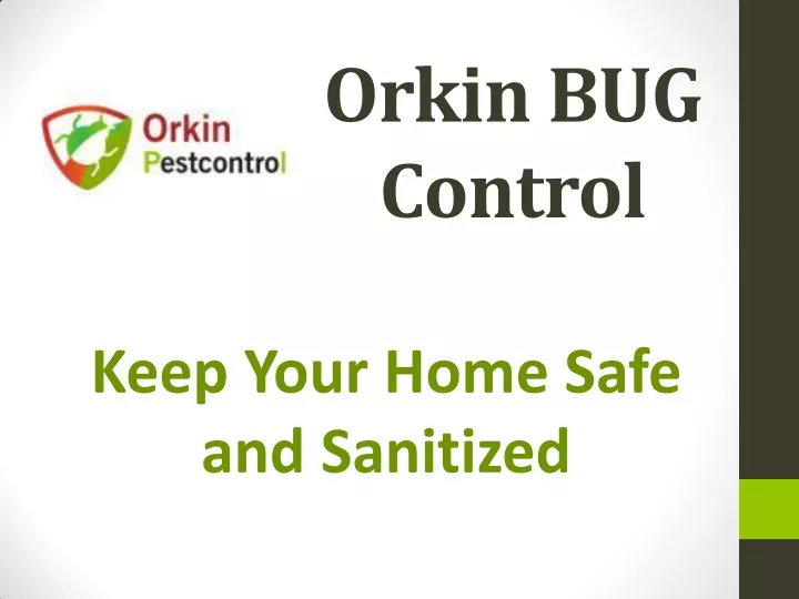 orkin bug control
