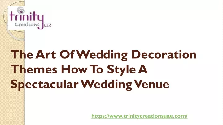 the art of wedding decoration themes how to style