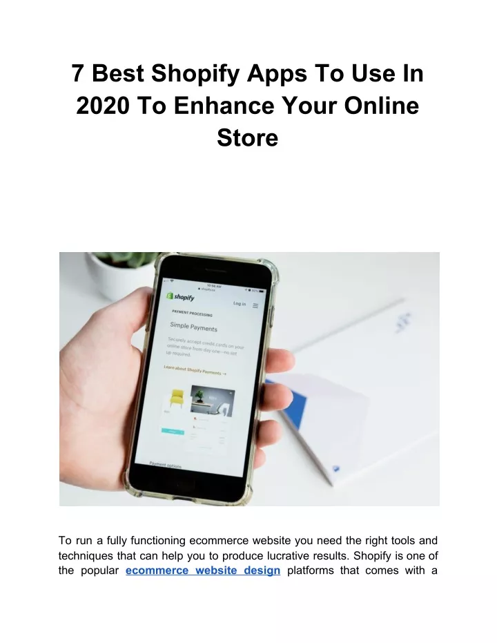 7 best shopify apps to use in 2020 to enhance