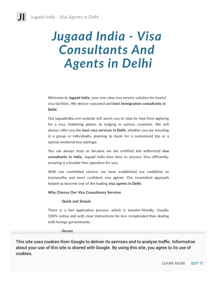 jugaad india visa agents in delhi