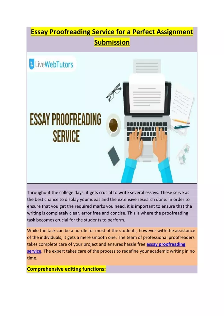 essay proofreading service for a perfect