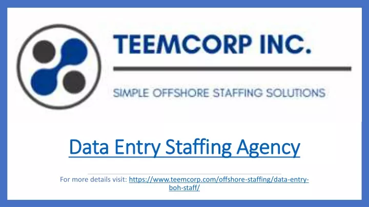 data entry staffing agency data entry staffing
