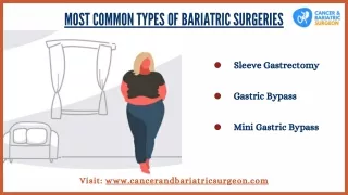 Types Of Bariatric Surgeries | Best Cancer and Bariatric Surgeon in Bangalore
