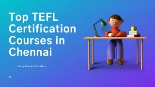 Top TEFL Certification Courses in Chennai