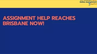 assignment help reaches brisbane now