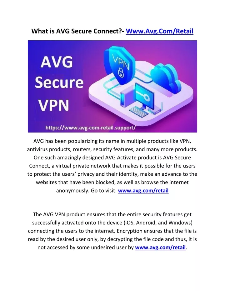 what is avg secure connect www avg com retail