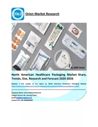 North American Healthcare Packaging Market Size, Industry Trends, Share and Forecast 2020-2026