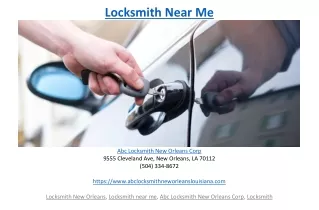 locksmith near me
