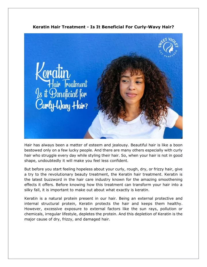 keratin hair treatment is it beneficial for curly