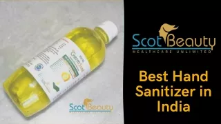 Best Hand Sanitizer In India