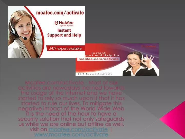 mcafee com activate most of our activities